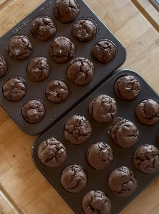 Mini chocolate muffins